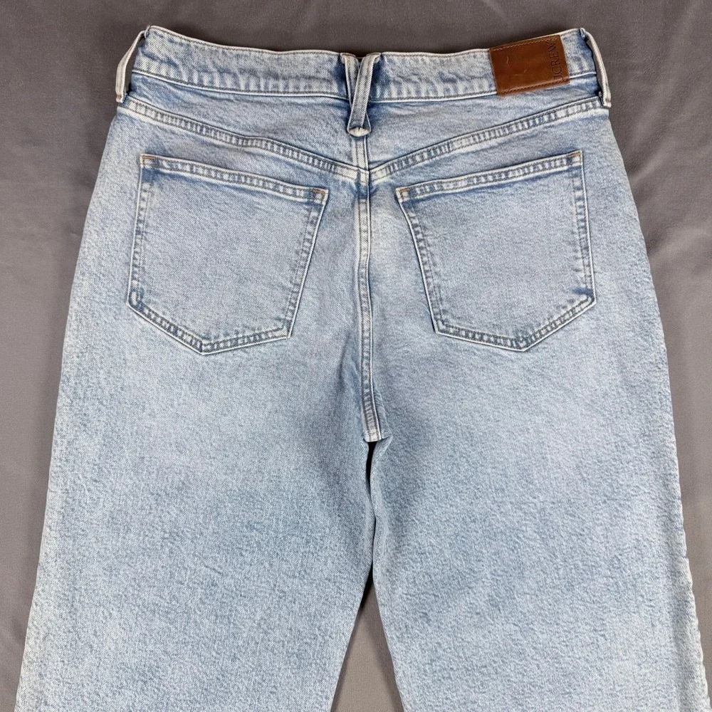 J.Crew Womens 29 Light‎ Wash Cotton Slim Wide Leg Denim Jeans BR131 Re-Imagined